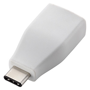 ELECOM USB3.1変換アダプタ TypeC-Aメスタイプ ホワイト USB3.1変換アダプタ TypeC-Aメスタイプ ホワイト USB3-AFCMADWH