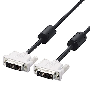 ELECOM DVIシングルリンクケーブル デジタル接続 DVI-D24ピンオス 1.5m DVIシングルリンクケーブル デジタル接続 DVI-D24ピンオス 1.5m CAC-DVSL15BK