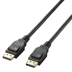 ELECOM ディスプレイポートケーブル DisplayPort&trade;1.2a対応 DisplayPortオス-DisplayPortオス 1.5m CAC-DP1215BK