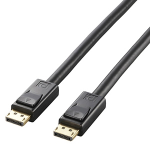 ELECOM ディスプレイポートケーブル DisplayPort&trade;1.2a対応 DisplayPortオス-DisplayPortオス 5m CAC-DP1250BK