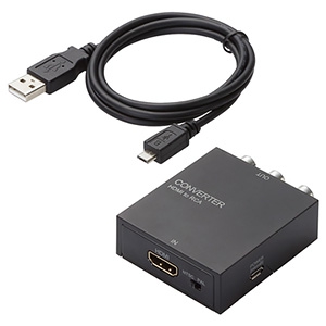 ELECOM 映像変換コンバーター HDMI→RCA 映像変換コンバーター HDMI→RCA AD-HDCV02