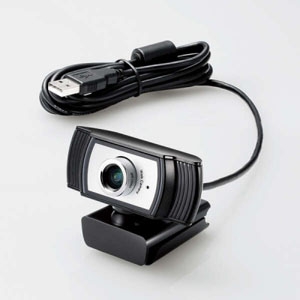 ELECOM 【生産完了品】Full HD対応Webカメラ Full HD対応Webカメラ WEBCAM-102BK