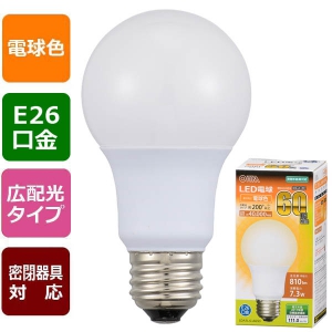 オーム電機(OHM) 【販売終了】LED電球 E26 60形相当 電球色 全方向 LED電球 E26 60形相当 電球色 全方向 LDA7L-GAG53 画像4