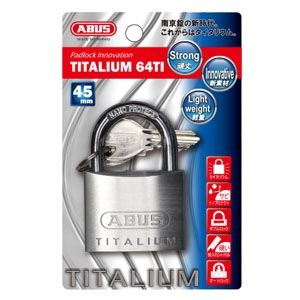 ABUS 【ケース販売特価 5個セット】タイタリウム 64TIシリーズ ブリスターパック 45KD BP-64TI/45KD