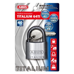 ABUS 【ケース販売特価 5個セット】タイタリウム 64TIシリーズ ブリスターパック 40KD BP-64TI/40KD