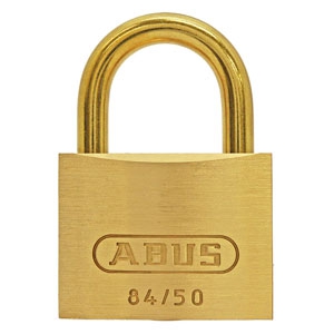 ABUS 【生産完了品】【ケース販売特価 5個セット】真鍮南京錠 84MBシリーズ ブリスターパック 50mm BP-84MB/50