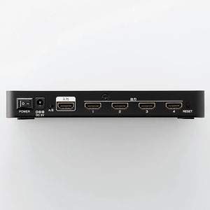 ELECOM 【生産完了品】HDMI分配器 4分配 4K2K対応 1入力・4出力 HDMI分配器 4分配 4K2K対応 1入力・4出力 VSP-HD14BK 画像2