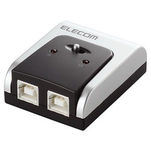 ELECOM USB切替器 2回路 スライド式スイッチタイプ USB2.0・1.1対応 USB切替器 2回路 スライド式スイッチタイプ USB2.0・1.1対応 U2SW-T2