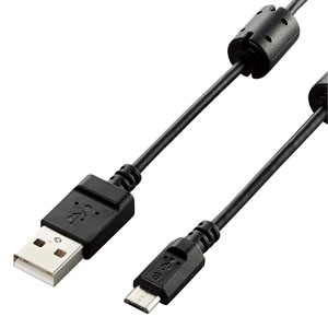 ELECOM USB2.0ケーブル カメラ接続用 A-microBタイプ 長さ0.5m USB2.0ケーブル カメラ接続用 A-microBタイプ 長さ0.5m DGW-AMBF05BK