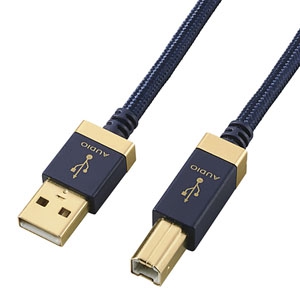 ELECOM USB2.0デジタルオーディオケーブル A-Bタイプ 長さ1m USB2.0デジタルオーディオケーブル A-Bタイプ 長さ1m DH-AB10