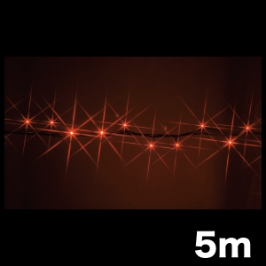 ジェフコム LEDストリング ニューハイグレードタイプ 長さ5m 赤 LEDストリング ニューハイグレードタイプ 長さ5m 赤 SJ-NH05-05RR