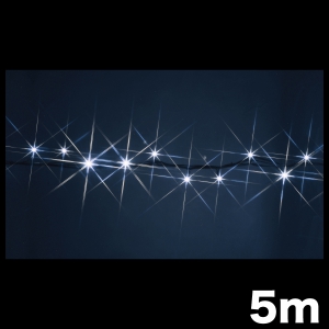 ジェフコム LEDストリング ニューハイグレードタイプ 長さ5m 白 LEDストリング ニューハイグレードタイプ 長さ5m 白 SJ-NH05-05WW