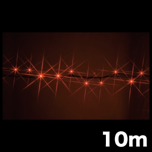 ジェフコム LEDストリング ニューハイグレードタイプ 長さ10m 赤 LEDストリング ニューハイグレードタイプ 長さ10m 赤 SJ-NH05-10RR