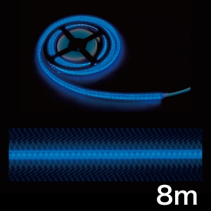 ジェフコム LEDテープライト 超高輝度・高密度タイプ 長さ8m 青 LEDテープライト 超高輝度・高密度タイプ 長さ8m 青 STM-T01-08B