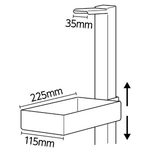 アーテック 【生産完了品】足踏み式消毒液スプレースタンド 組立式 高さ112cm 足踏み式消毒液スプレースタンド 組立式 高さ112cm 051533 画像3