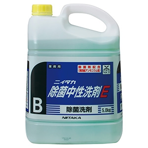 ニイタカ 除菌中性洗剤E 液体タイプ 内容量5kg 除菌中性洗剤E 液体タイプ 内容量5kg 231130