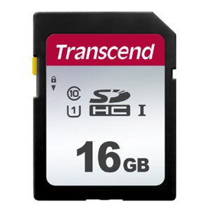 トランセンド SDHCカード 16GB UHS-&#8544; U1 SDHCカード 16GB UHS-&#8544; U1 TS16GSDC300S
