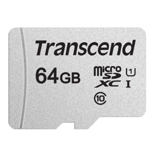 トランセンド microSDXCカード 64GB UHS-&#8544; U1 A1 TS64GUSD300S