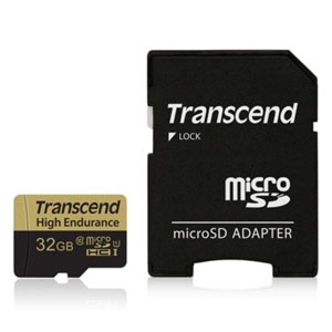 トランセンド microSDHCカード 32GB UHS-&#8544; U1 アダプタ付 TS32GUSDHC10V