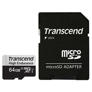 トランセンド 高耐久microSDXCカード 64GB UHS-&#8544; U1 アダプタ付 高耐久microSDXCカード 64GB UHS-&#8544; U1 アダプタ付 TS64GUSD350V