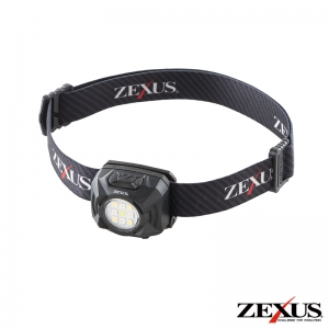 冨士灯器 LEDヘッドライト 《ZEXUS Rシリーズ》 400lm USB充電式 専用クリップ付 ブラック LEDヘッドライト 《ZEXUS Rシリーズ》 400lm USB充電式 専用クリップ付 ブラック ZX-R30