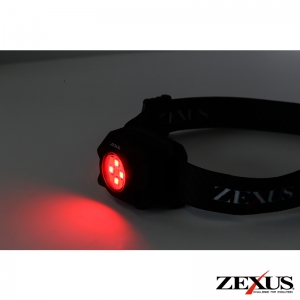 冨士灯器 LEDヘッドライト 《ZEXUS Rシリーズ》 400lm USB充電式 専用クリップ付 ブラック LEDヘッドライト 《ZEXUS Rシリーズ》 400lm USB充電式 専用クリップ付 ブラック ZX-R30 画像3