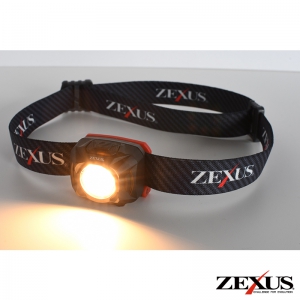 冨士灯器 LEDヘッドライト 《ZEXUS Rシリーズ》 380lm USB充電タイプ 専用クリップ付 ブラック LEDヘッドライト 《ZEXUS Rシリーズ》 380lm USB充電タイプ 専用クリップ付 ブラック ZX-R20 画像3