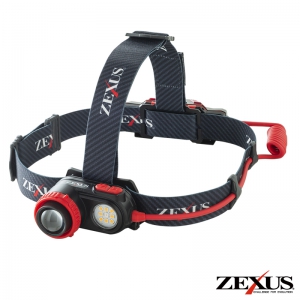 冨士灯器 LEDヘッドライト 《ZEXUS Rシリーズ》 1200lm 充電可能バッテリー搭載 専用クリップ付 ブラック LEDヘッドライト 《ZEXUS Rシリーズ》 1200lm 充電可能バッテリー搭載 専用クリップ付 ブラック ZX-R730