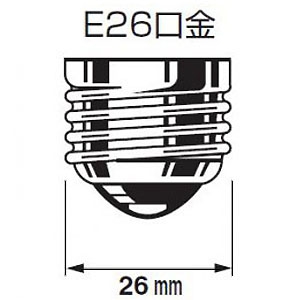 岩崎電気 【生産完了品】LED電球 《LEDioc LEDライトバルブG》 12W 水銀ランプ40W相当 昼白色 E26口金 LED電球 《LEDioc LEDライトバルブG》 12W 水銀ランプ40W相当 昼白色 E26口金 LDS12N-G/GD 画像4