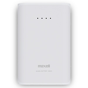 マクセル 【生産完了品】モバイル充電バッテリー USB2ポート 約10050mAh 充電用ケーブル付 ホワイト MPC-CW10000PWH