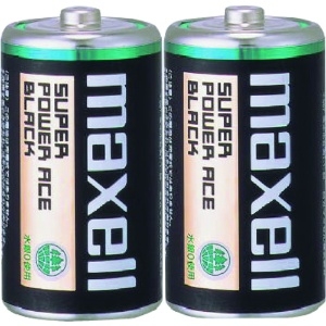 マクセル 【生産完了品】マンガン乾電池 《BLACK》 単1形 2本入 マンガン乾電池 《BLACK》 単1形 2本入 R20PU(BN)2P