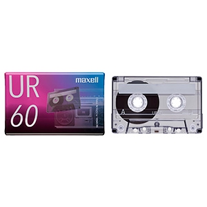 マクセル カセットテープ 《UR》 60分 UR-60N