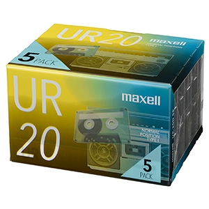 マクセル カセットテープ 《UR》 20分 5本入 カセットテープ 《UR》 20分 5本入 UR-20N5P