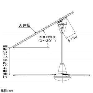 スマホ/家電/カメラ三菱 天井扇 140cm 扇
