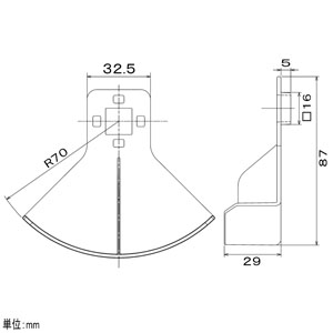 三菱 別売風向調整板 給気レジスター専用 別売風向調整板 給気レジスター専用 P-18QRH2 画像2