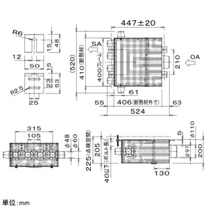 パナソニック 消音分岐チャンバー フィルター付 消音分岐チャンバー フィルター付 FY-BBS042 画像2