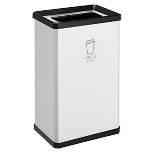 テラモト ゴミ箱 《分別ターンボックスL》 一般ゴミ用 容量37L オフホワイト DS-251-220-7