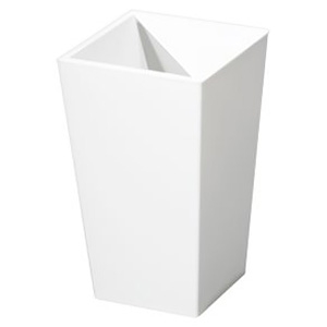テラモト ゴミ箱 《ユニード カクス》 容量5.5L ホワイト ゴミ箱 《ユニード カクス》 容量5.5L ホワイト DS-452-028-8