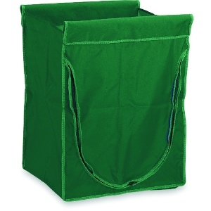 テラモト スタンディングカート 袋のみ 小サイズ 容量121L ファスナー付 緑 スタンディングカート 袋のみ 小サイズ 容量121L ファスナー付 緑 DS-226-550-1