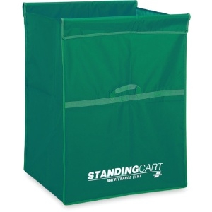 テラモト スタンディングカート 袋のみ 大サイズ 容量222L 緑 DS-226-460-1