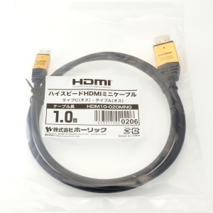 ホーリック HDMIミニケーブル 1m ゴールド HDMIミニケーブル 1m ゴールド HDM10-020MNG 画像5