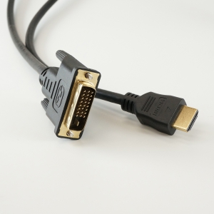 ホーリック HDMI-DVI変換ケーブル 2.0m フルHD対応金メッキ端子 HDMI-DVI変換ケーブル 2.0m フルHD対応金メッキ端子 DVI20-312BK 画像2