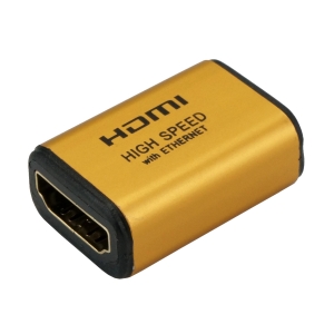 ホーリック HDMI中継アダプタ ゴールド HDMIAメス-HDMIAメス HDMI中継アダプタ ゴールド HDMIAメス-HDMIAメス HDMIF-027GD