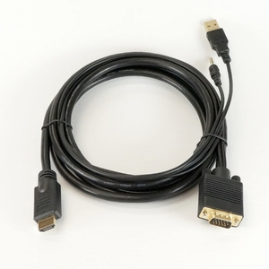 ホーリック 【生産完了品】HDMI-VGA変換ケーブル 1.0m HDMI to VGA HDMI-VGA変換ケーブル 1.0m HDMI to VGA HDVG10-157BKU 画像2