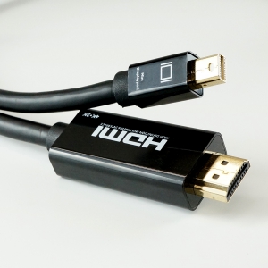 ホーリック Mini Displayport-HDMI変換ケーブル 1m Mini Displayport-HDMI変換ケーブル 1m MDPHD10-175BK 画像3