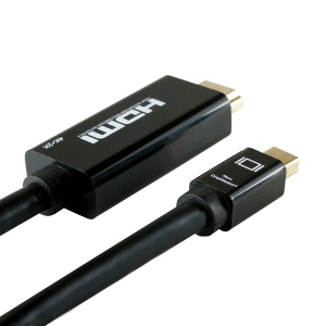ホーリック Mini Displayport-HDMI変換ケーブル 3m Mini Displayport-HDMI変換ケーブル 3m MDPHD30-177BK 画像2