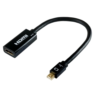ホーリック Mini Displayport-HDMI変換アダプタ 10cm Mini Displayport-HDMI変換アダプタ 10cm MDPHDF01-178BK