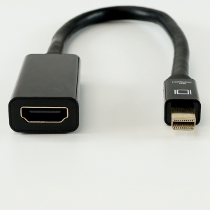 ホーリック Mini Displayport-HDMI変換アダプタ 10cm Mini Displayport-HDMI変換アダプタ 10cm MDPHDF01-178BK 画像3