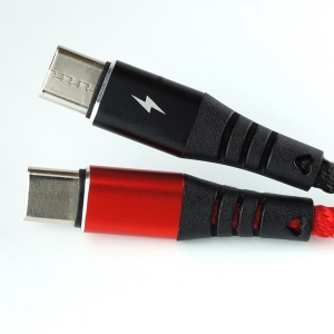 ホーリック 【生産完了品】USBケーブル USB A-USB Type-C 10cm 赤 USBケーブル USB A-USB Type-C 10cm 赤 HU01-425RD 画像2