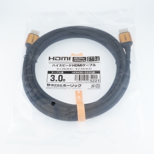 ホーリック HDMIケーブル 3m メッシュケーブル ゴールド HDMIケーブル 3m メッシュケーブル ゴールド HDM30-522GB 画像3
